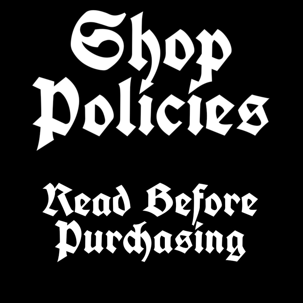 Shop policies